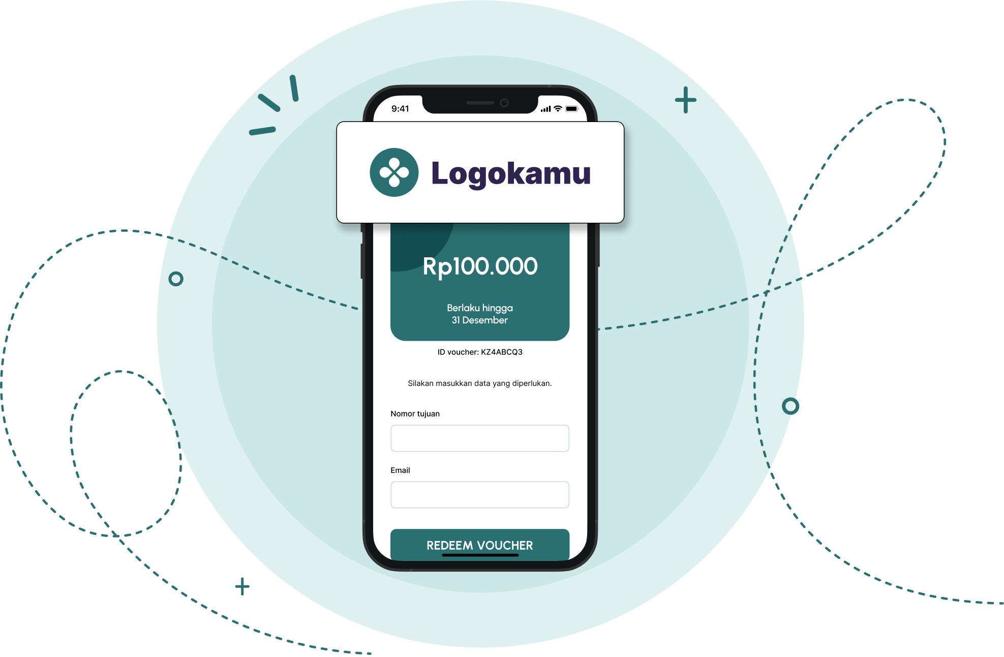 Ilustrasi website redeem eksklusif.